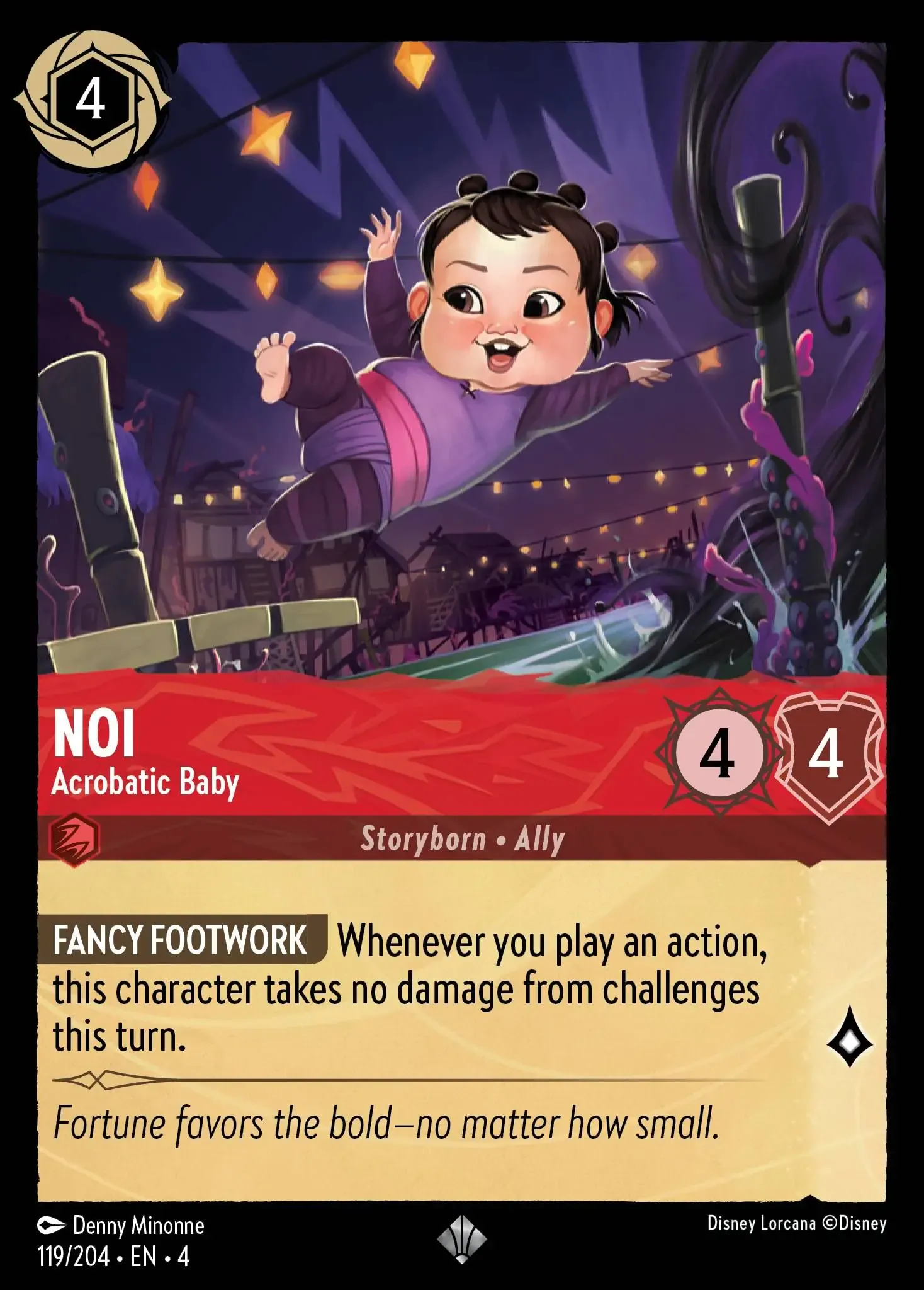 Lorcana - Noi - Acrobatic Baby - Ursula's Return