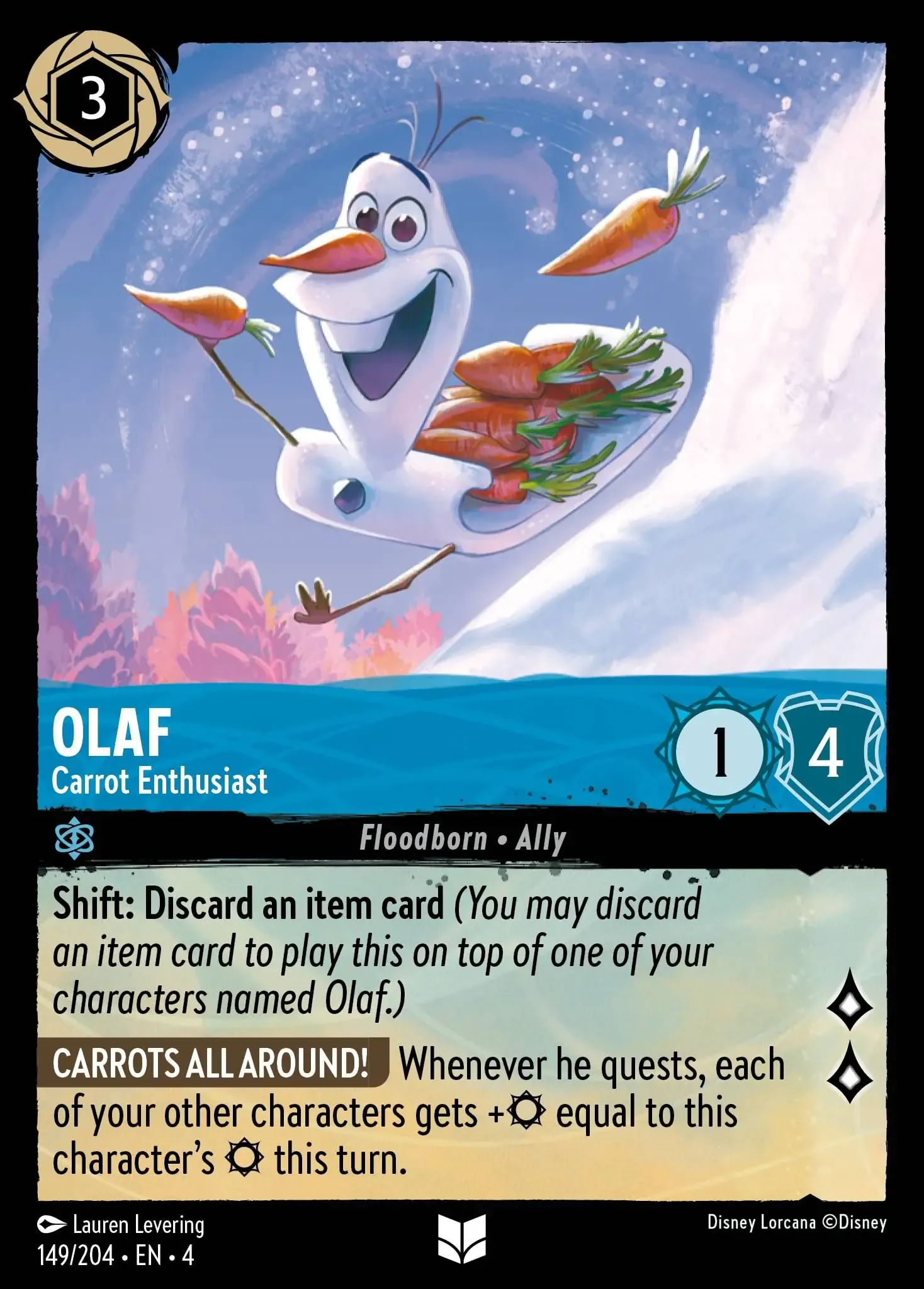 Lorcana - Olaf - Carrot Enthusiast - Ursula's Return