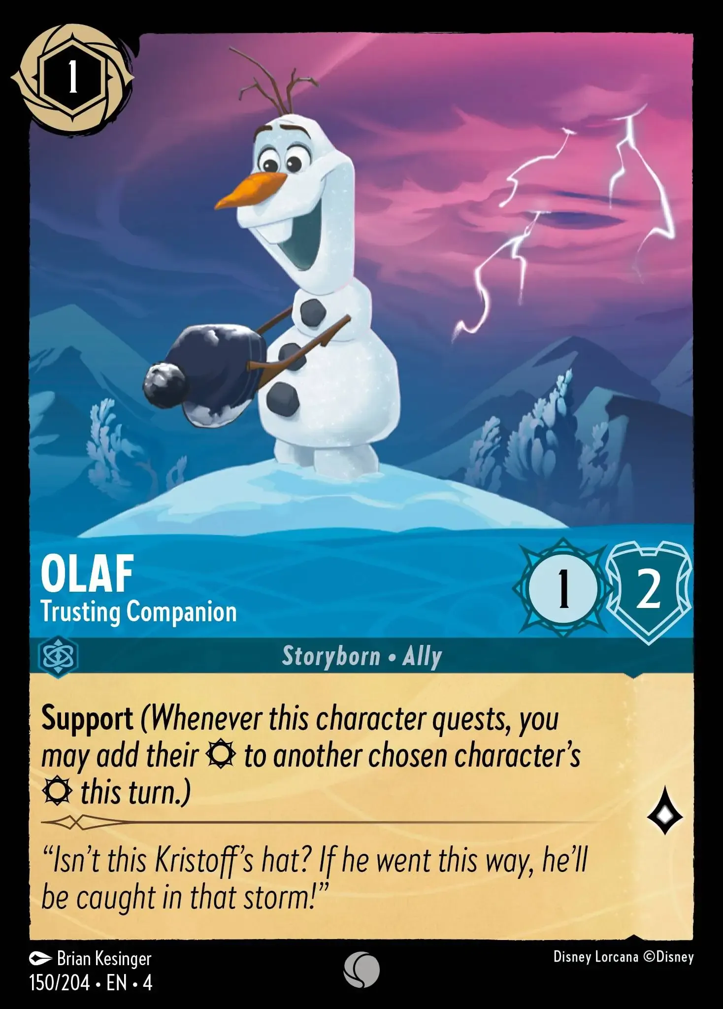 Lorcana - Olaf - Trusting Companion - Ursula's Return