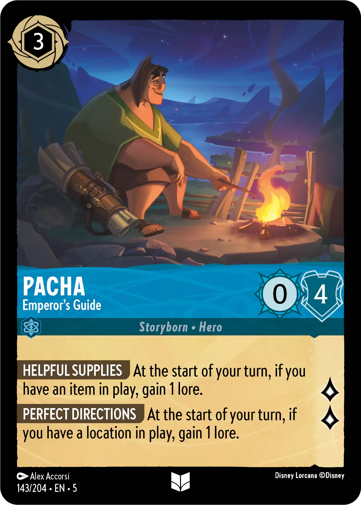 Lorcana - Pacha - Emperor's Guide - Shimmering Skies