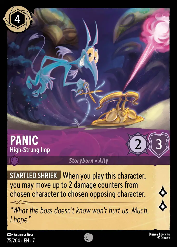 Lorcana - Panic - High-Strung Imp - Archazia's Island