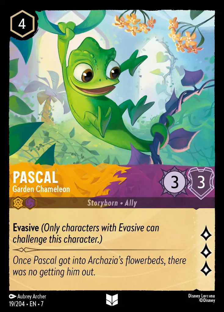 Lorcana - Pascal - Garden Chameleon - Archazia's Island