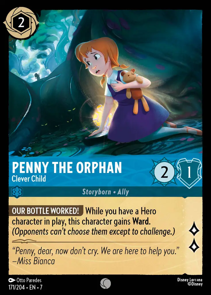 Lorcana - Penny the Orphan - Clever Child - Archazia's Island