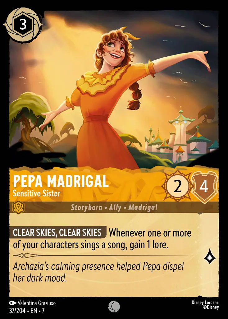 Lorcana - Pepa Madrigal - Sensitive Sister - Archazia's Island