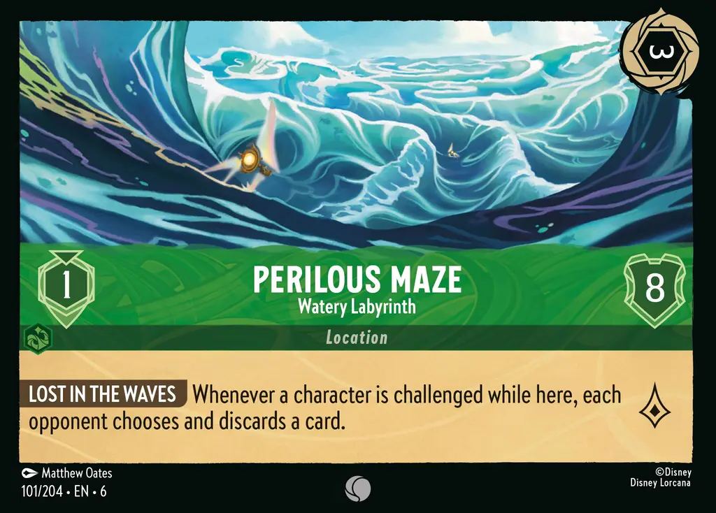 Lorcana - Perilous Maze - Watery Labyrinth - Azurite Sea