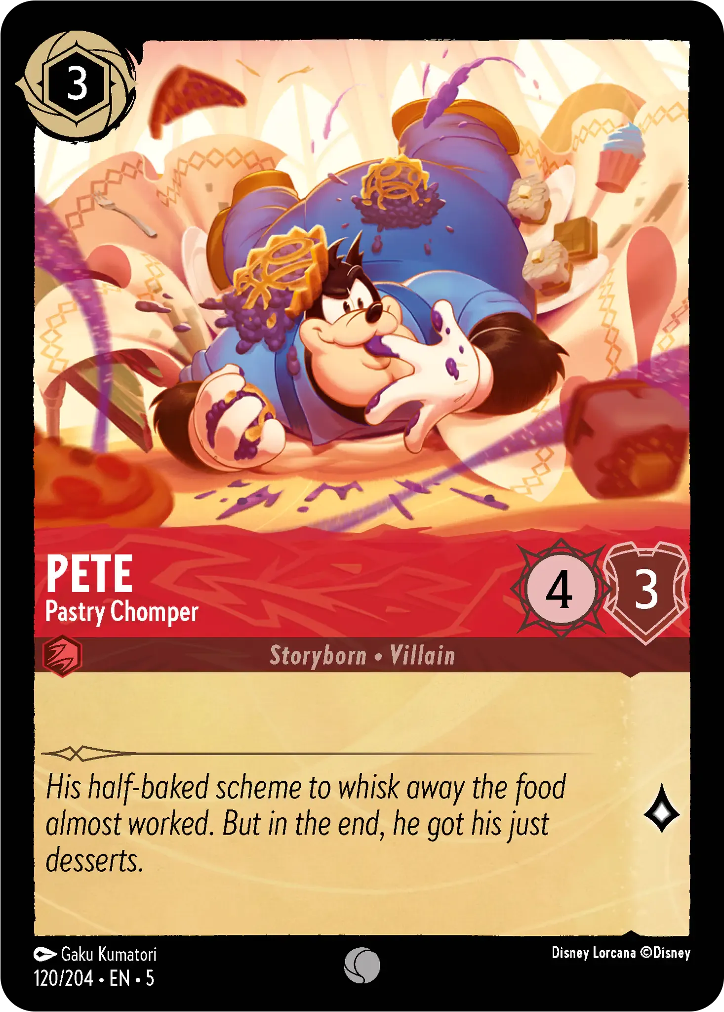 Lorcana - Pete - Pastry Chomper - Shimmering Skies