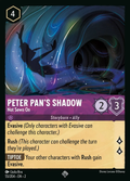 Lorcana - Peter Pan's Shadow - Not Sewn On - Rise of the Floodborn