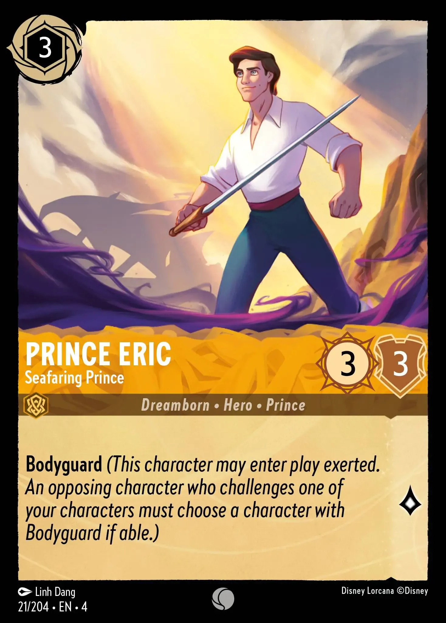 Lorcana - Prince Eric - Seafaring Prince - Ursula's Return