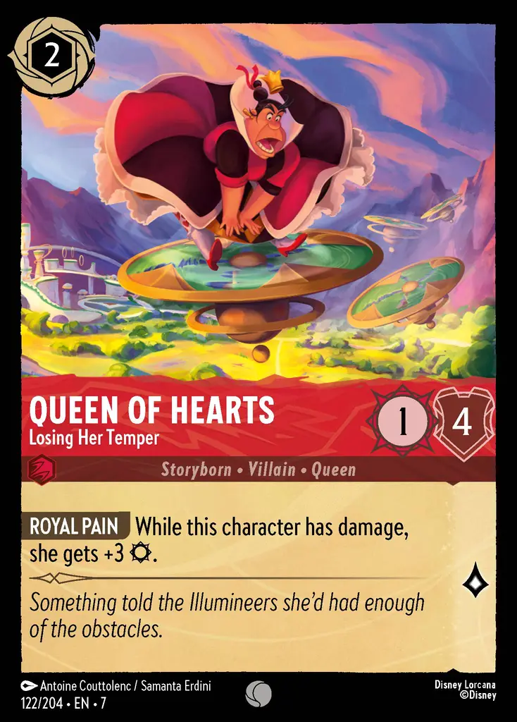 Lorcana - Queen of Hearts - Losing Her Temper - Archazia's Island