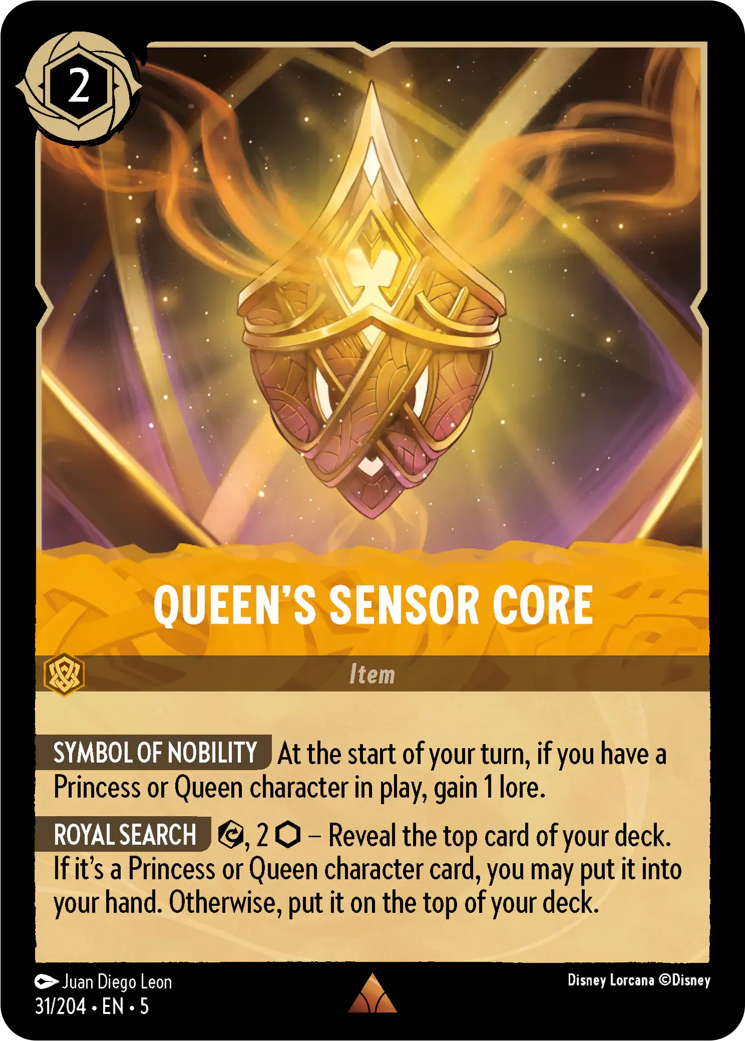 Lorcana - Queen's Sensor Core - Shimmering Skies
