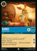 Lorcana - Rabbit - Reluctant Host - Rise of the Floodborn