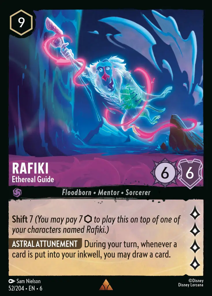Lorcana - Rafiki - Ethereal Guide - Azurite Sea