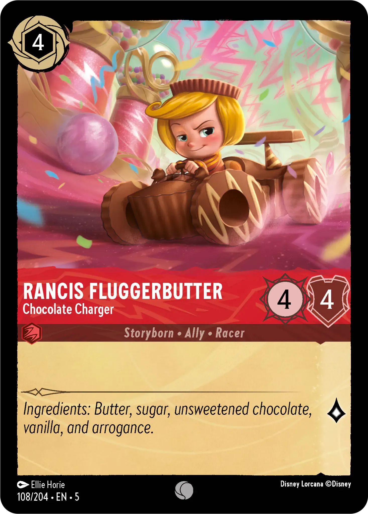 Lorcana - Rancis Fluggerbutter - Chocolate Charger - Shimmering Skies