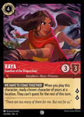 Lorcana - Raya - Guardian of the Dragon Gem - Ursula's Return