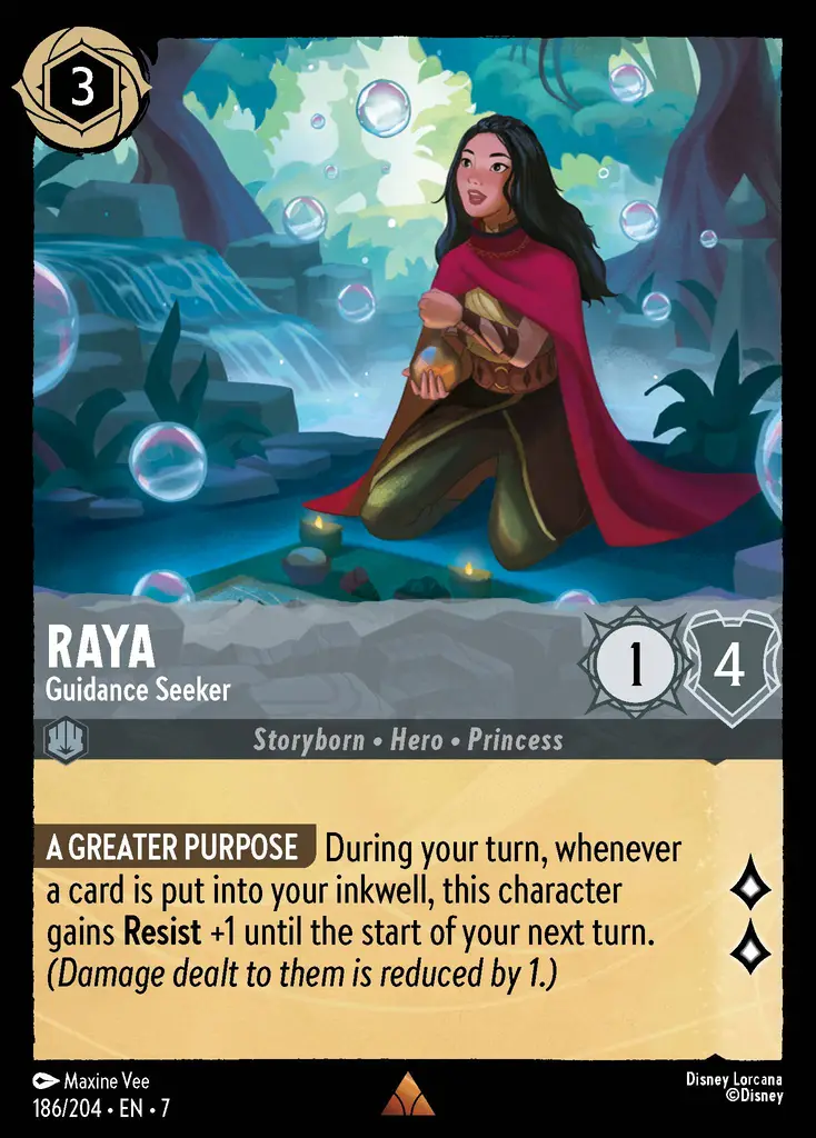 Lorcana - Raya - Guidance Seeker - Archazia's Island
