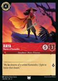 Lorcana - Raya - Warrior Of Kumandra - Rise of the Floodborn