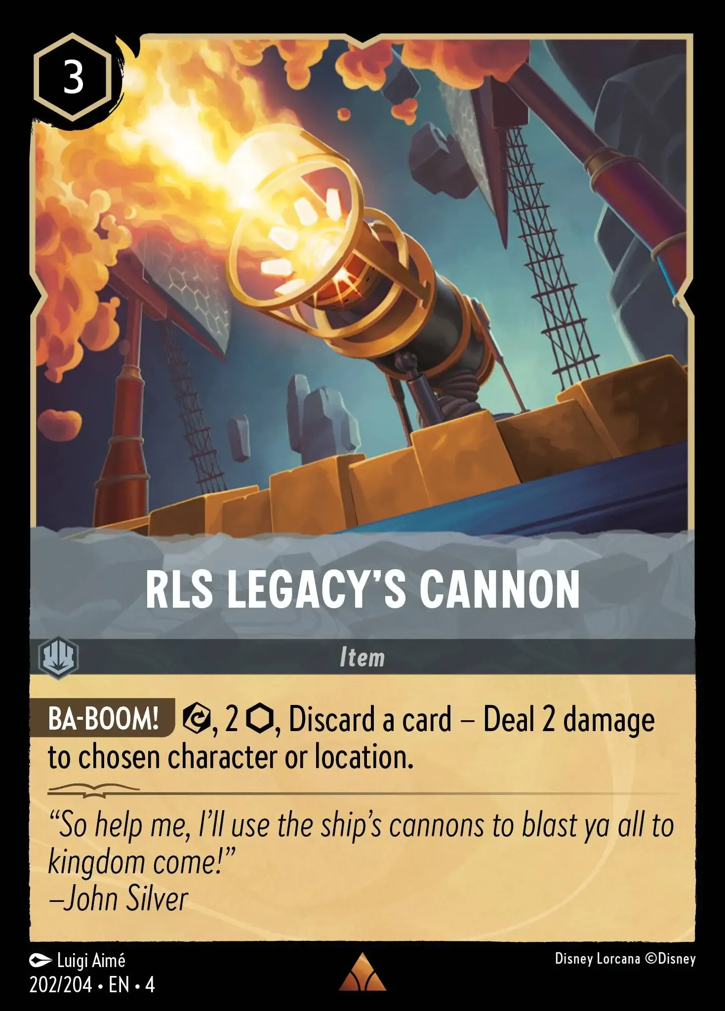 Lorcana - RLS Legacy's Cannon - Ursula's Return