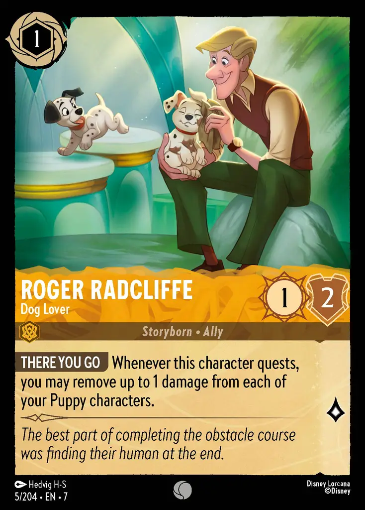 Lorcana - Roger Radcliffe - Dog Lover - Archazia's Island