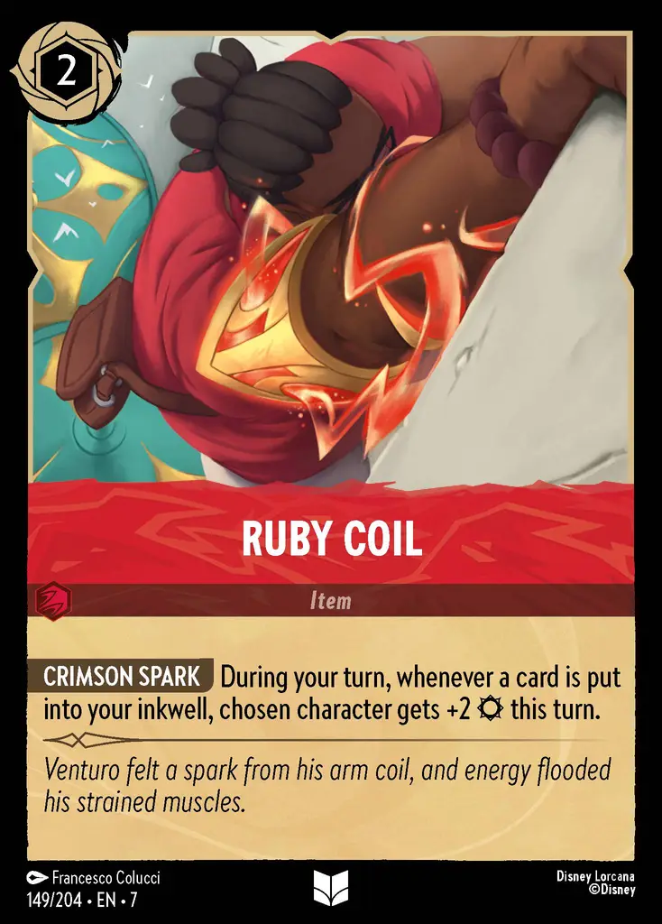 Lorcana - Ruby Coil - Archazia's Island