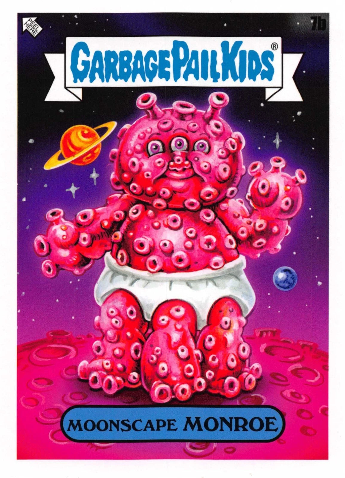 Garbage Pail Kids - Moonscape Monroe - InterGOOlactic Mayhem