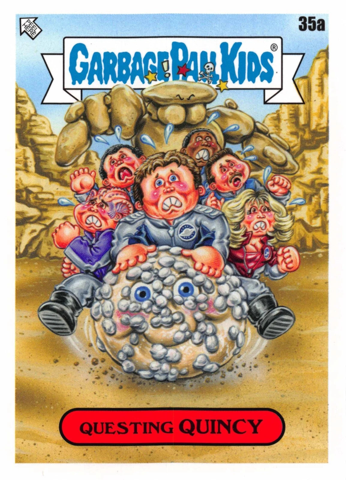 Garbage Pail Kids - Questing Quincy - InterGOOlactic Mayhem