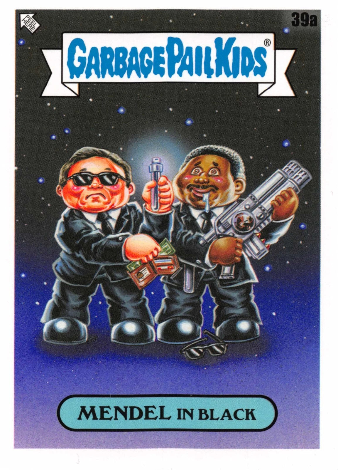 Garbage Pail Kids - Mendel In Black - InterGOOlactic Mayhem