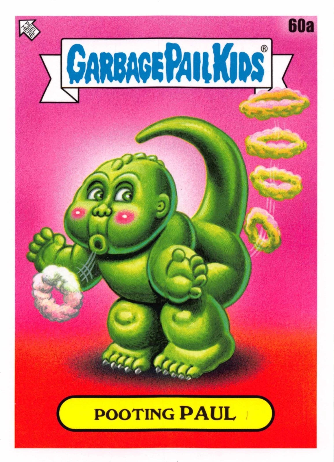 Garbage Pail Kids - Pooting Paul - InterGOOlactic Mayhem