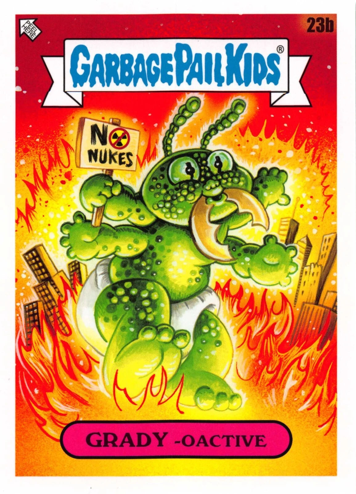 Garbage Pail Kids - Grady-Oactive - InterGOOlactic Mayhem