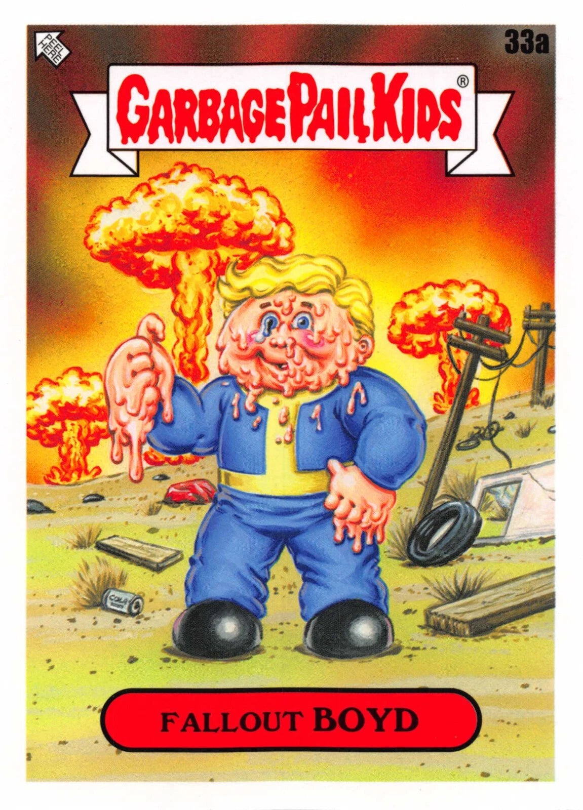 Garbage Pail Kids - Fallout Boyd - InterGOOlactic Mayhem