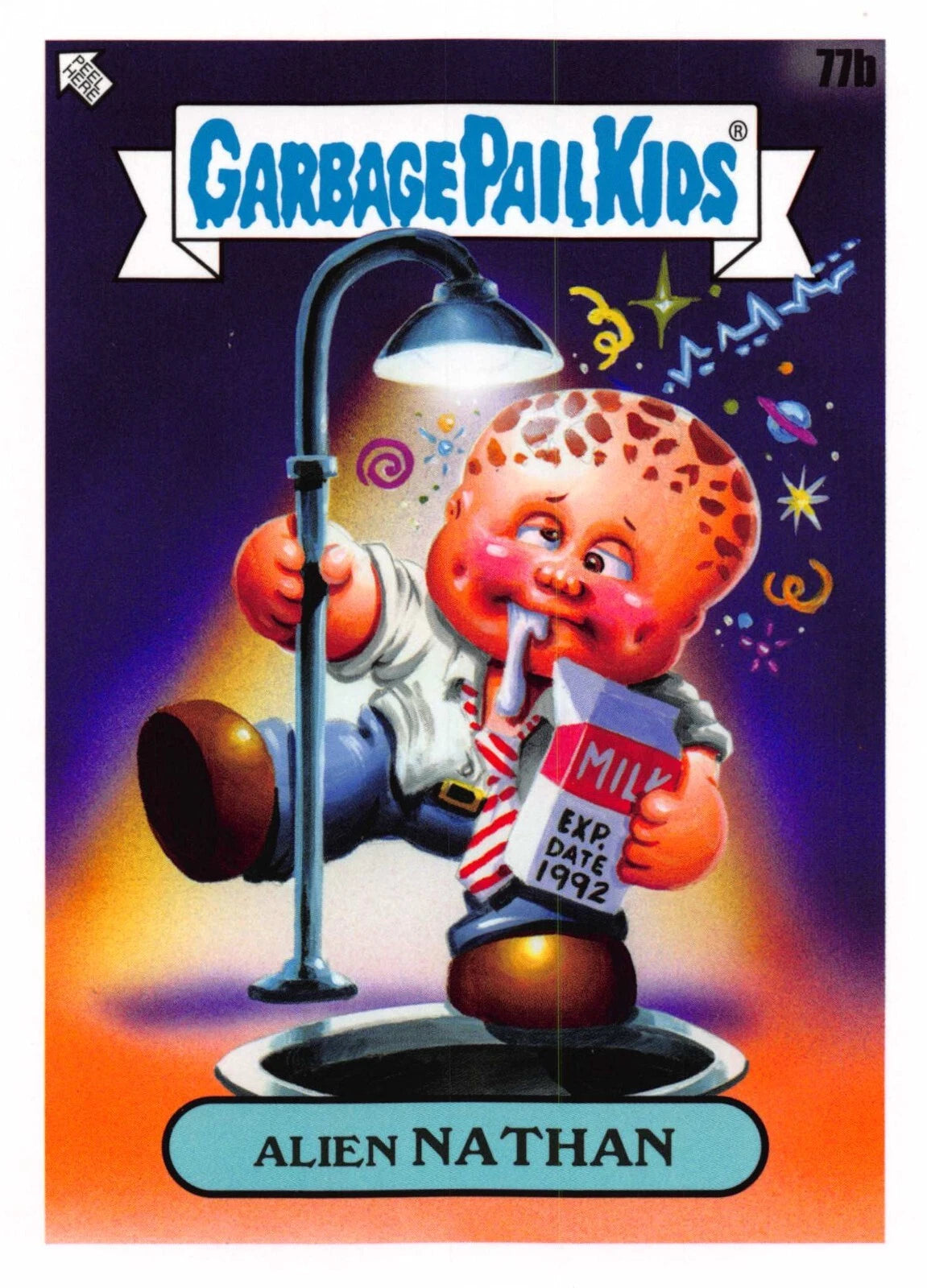 Garbage Pail Kids - Alien Nathan - InterGOOlactic Mayhem