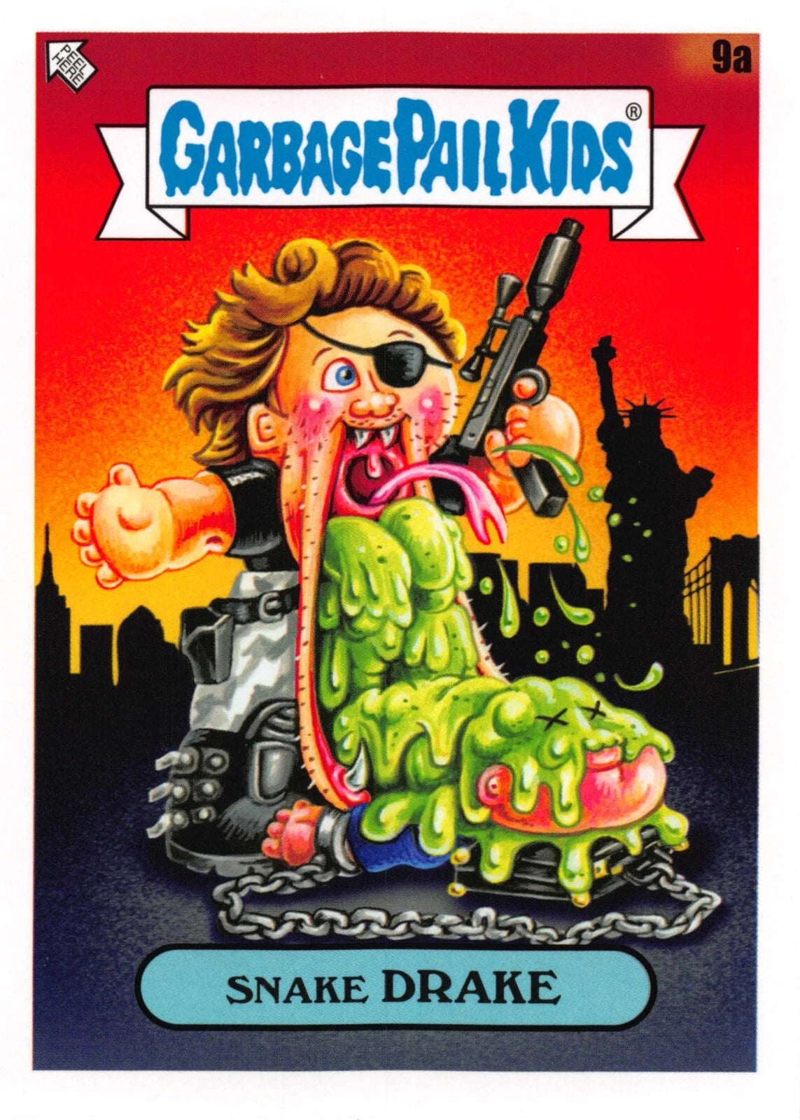 Garbage Pail Kids - Snake Drake - InterGOOlactic Mayhem