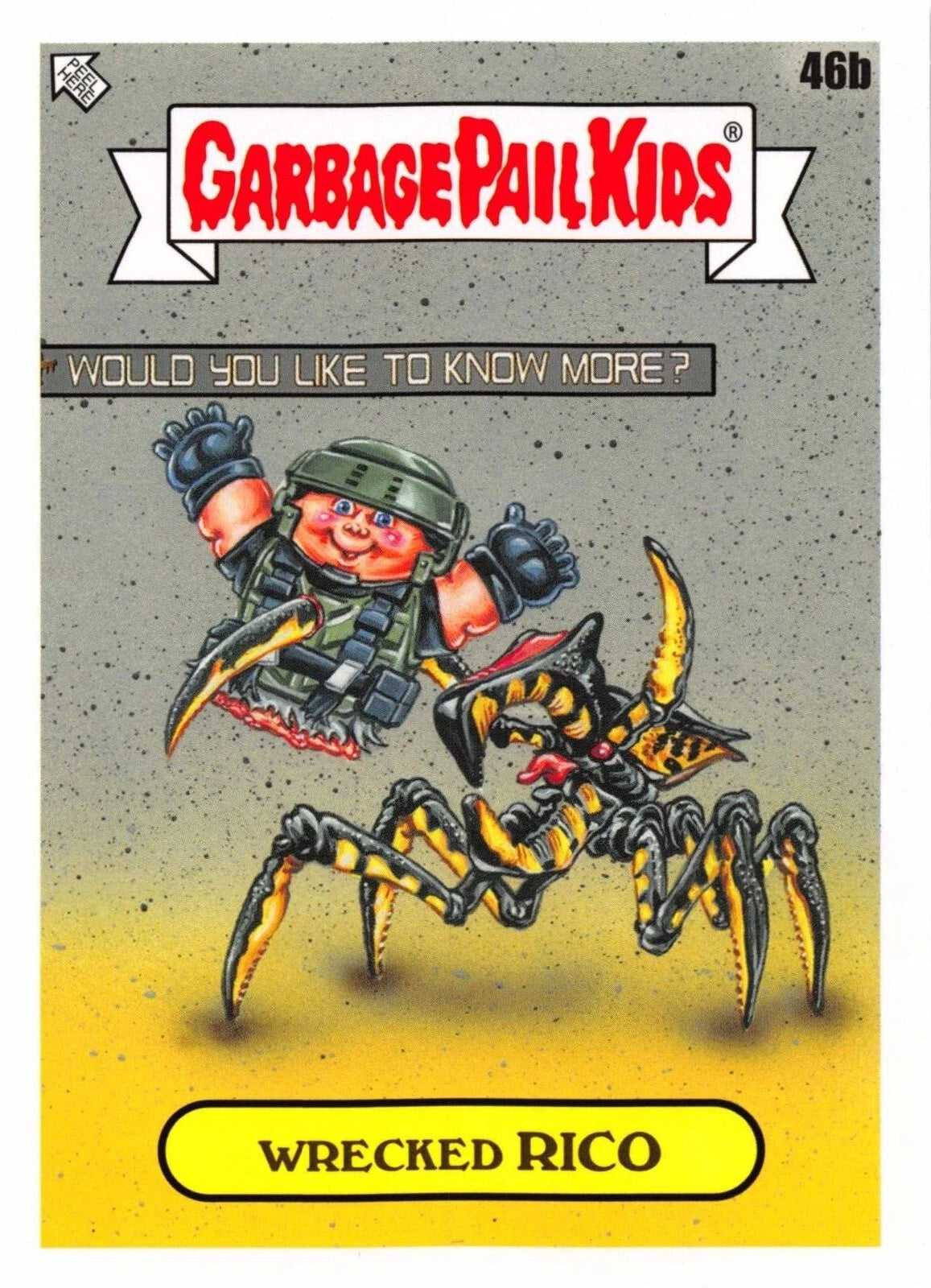Garbage Pail Kids - Wrecked Rico - InterGOOlactic Mayhem