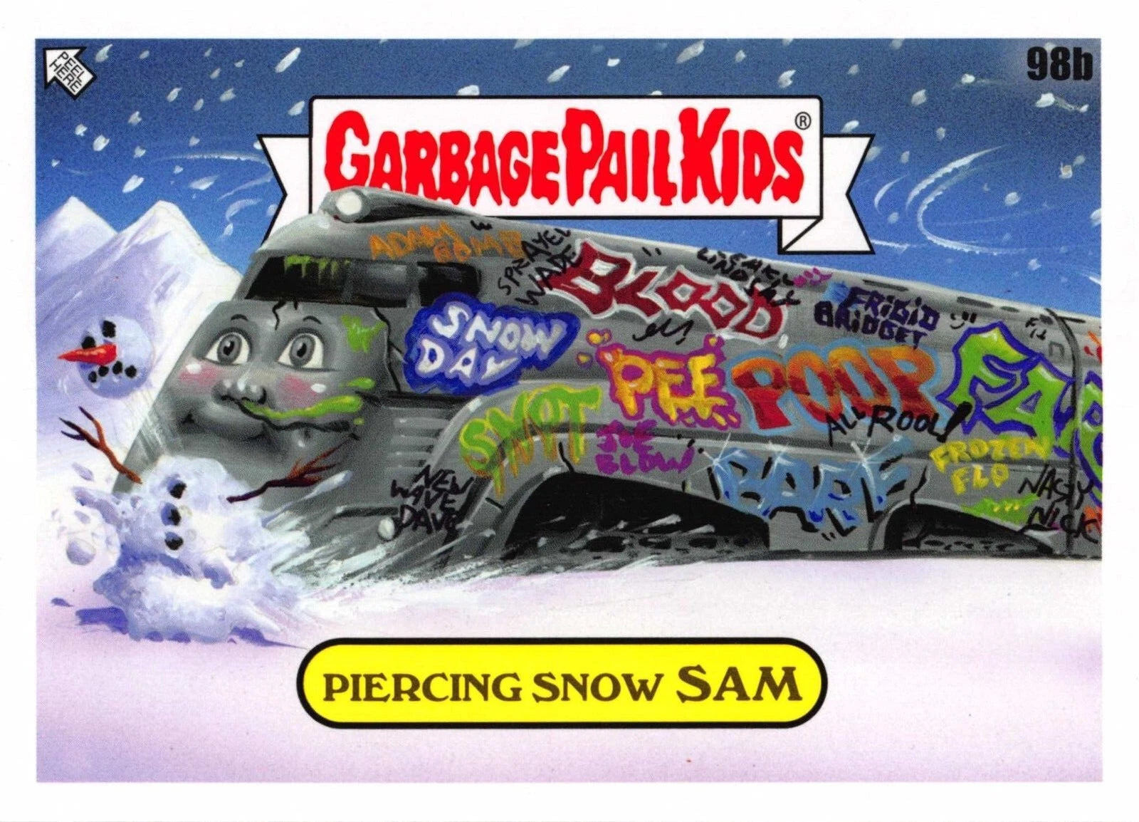 Garbage Pail Kids - Piercing Snow Sam - InterGOOlactic Mayhem