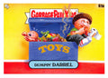 Garbage Pail Kids trading card featuring Dumpin' Darrel with a colorful border.