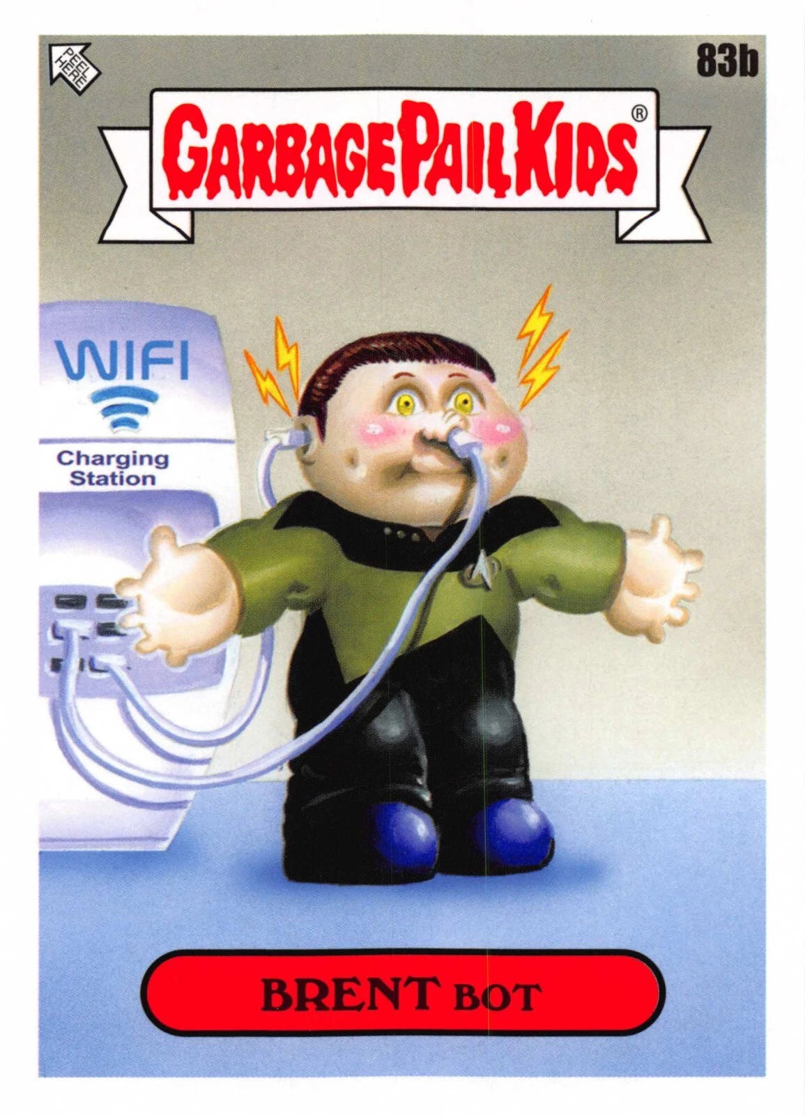 Garbage Pail Kids - Brent Bot - InterGOOlactic Mayhem