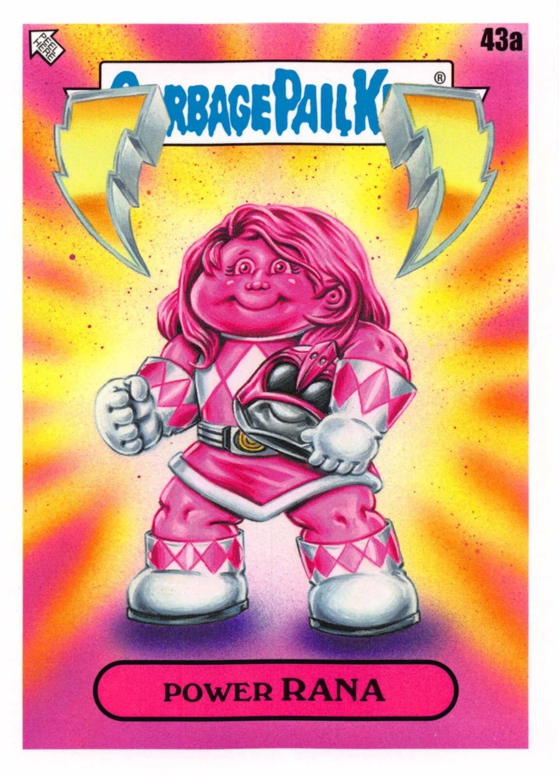 Garbage Pail Kids - Power Rana - InterGOOlactic Mayhem