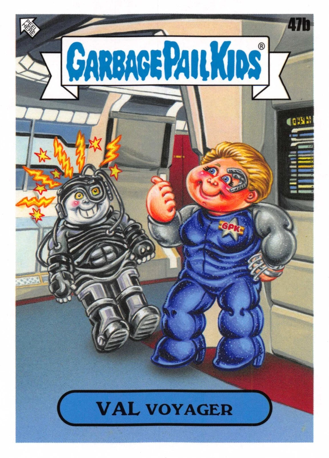 Garbage Pail Kids - Val Voyager - InterGOOlactic Mayhem