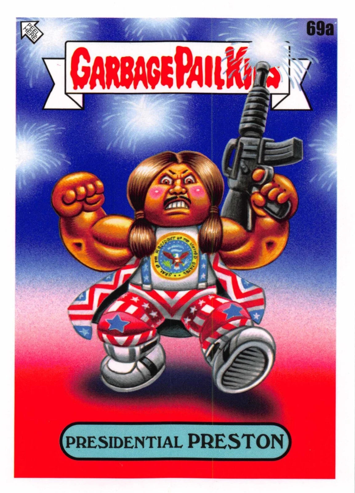 Garbage Pail Kids - Presidential Preston - InterGOOlactic Mayhem
