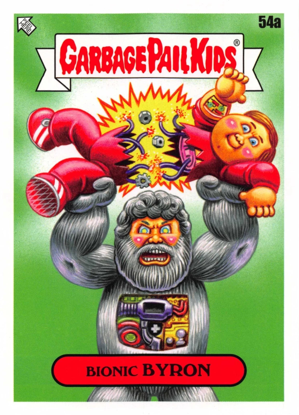 Garbage Pail Kids - Bionic Byron - InterGOOlactic Mayhem