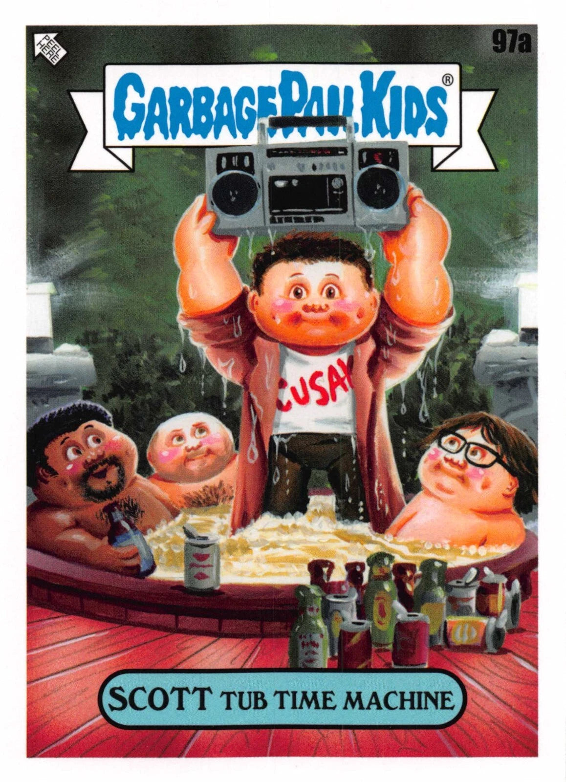 Garbage Pail Kids - Scott Tub Time Machine - InterGOOlactic Mayhem