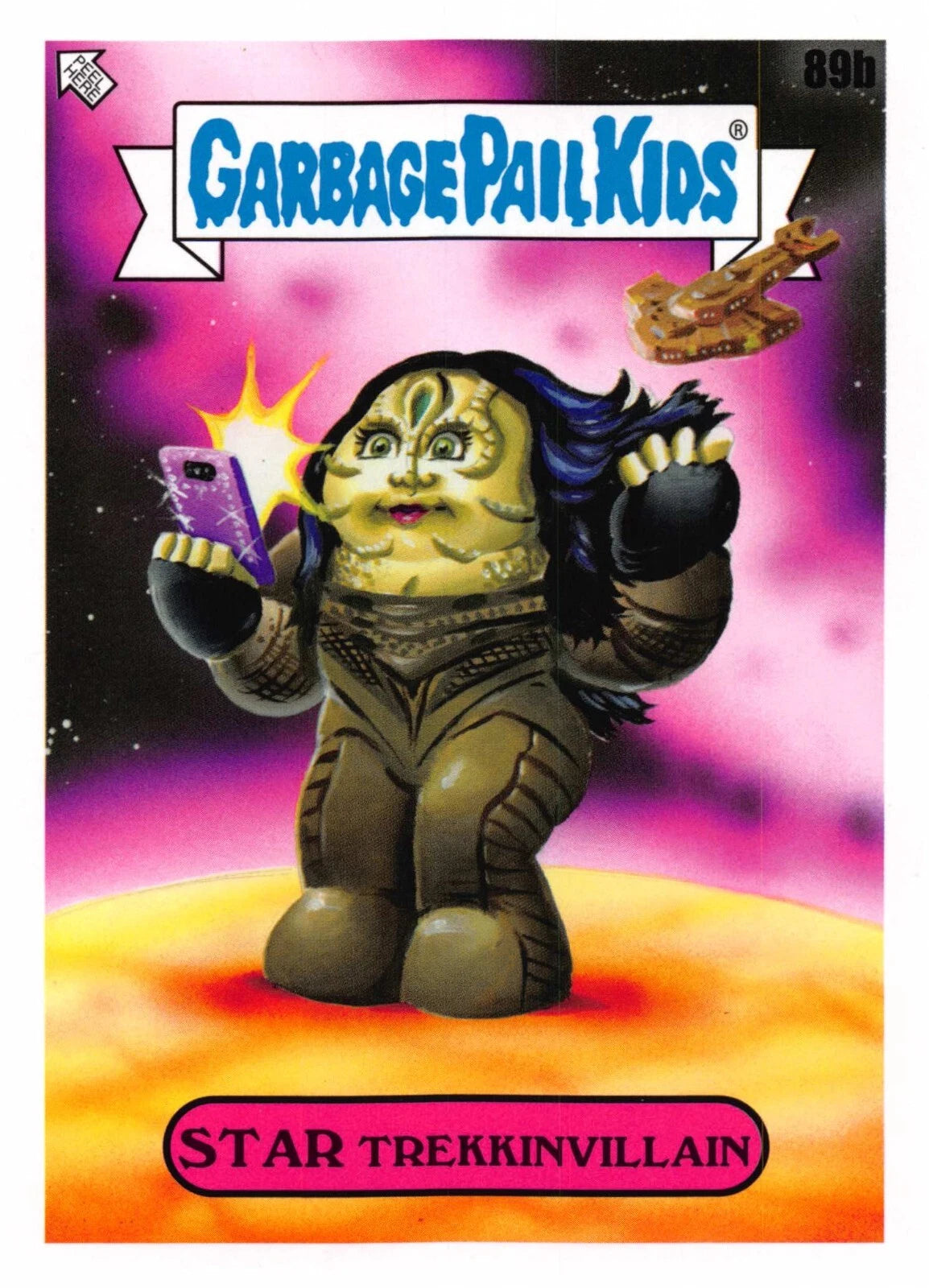 Garbage Pail Kids - Star Trekkinvillain - InterGOOlactic Mayhem