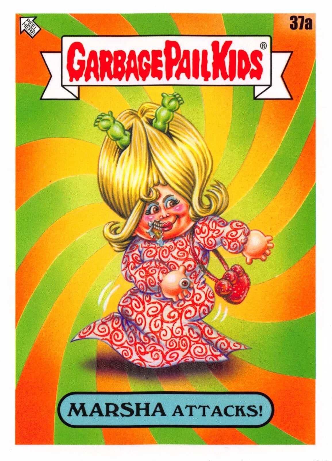 Garbage Pail Kids - Marsha Attacks! - InterGOOlactic Mayhem