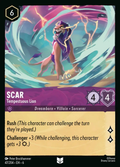 Lorcana - Scar - Tempestuous Lion - Azurite Sea