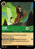 Lorcana - Scar - Vengeful Lion - Shimmering Skies