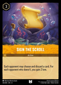 Lorcana - Sign the Scroll - Ursula's Return