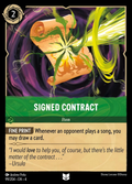 Lorcana - Signed Contract - Ursula's Return