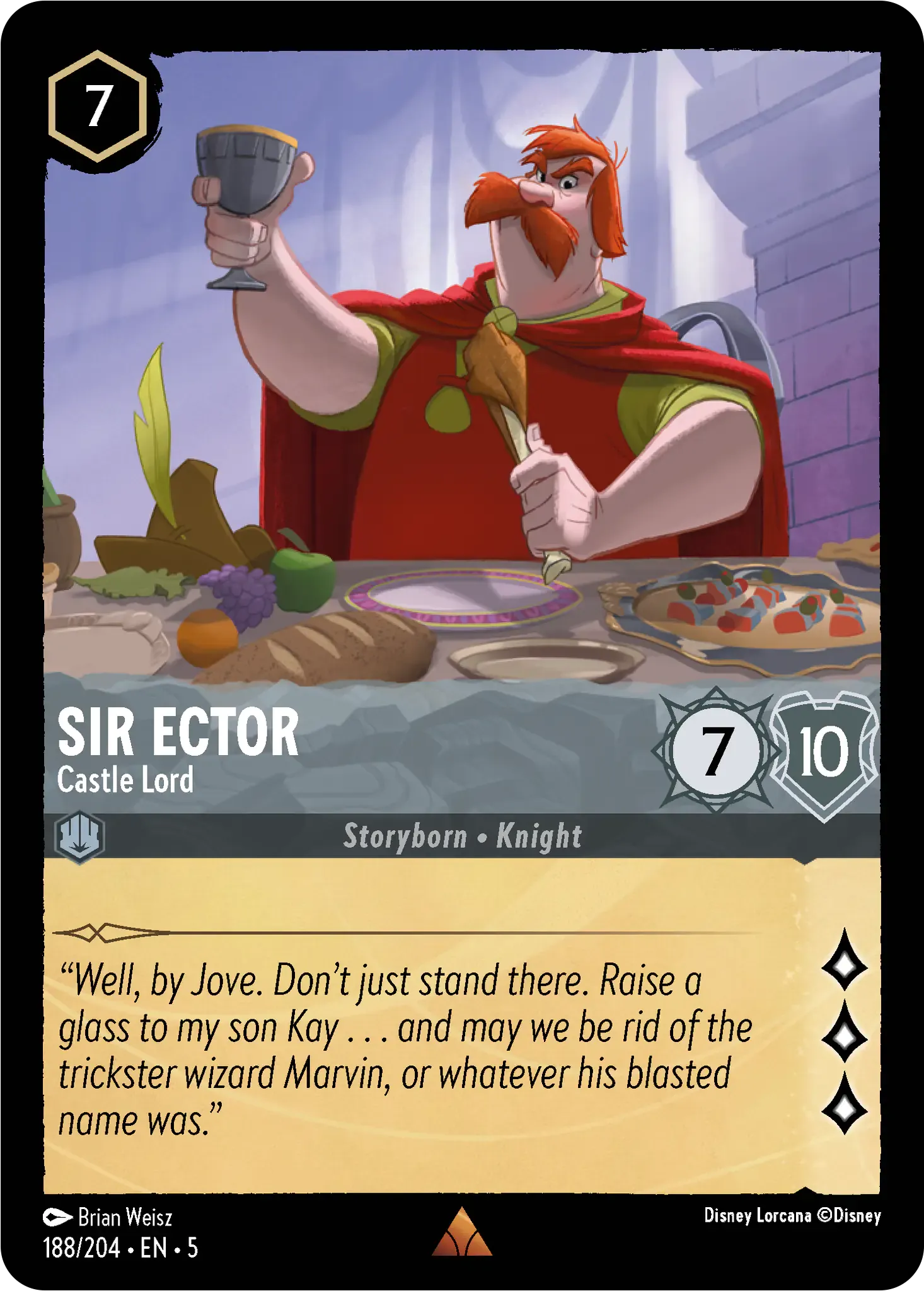 Lorcana - Sir Ector - Castle Lord - Shimmering Skies