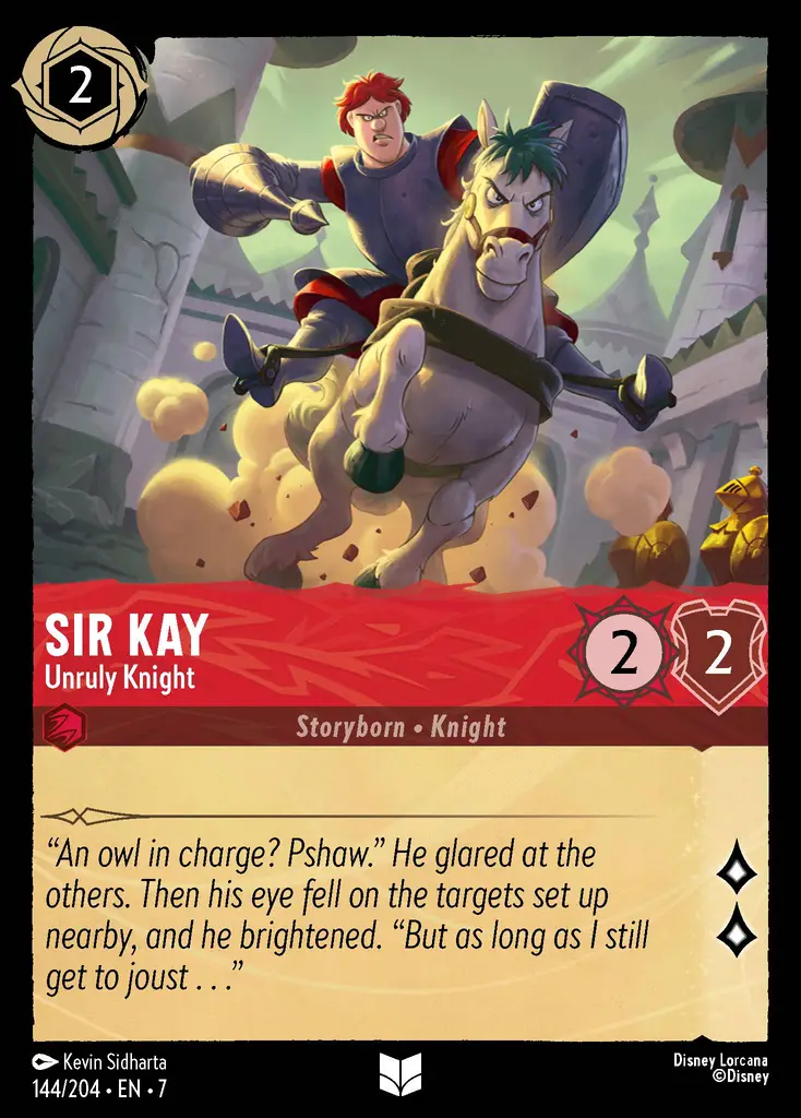 Lorcana - Sir Kay, Unruly Knight - Archazia's Island
