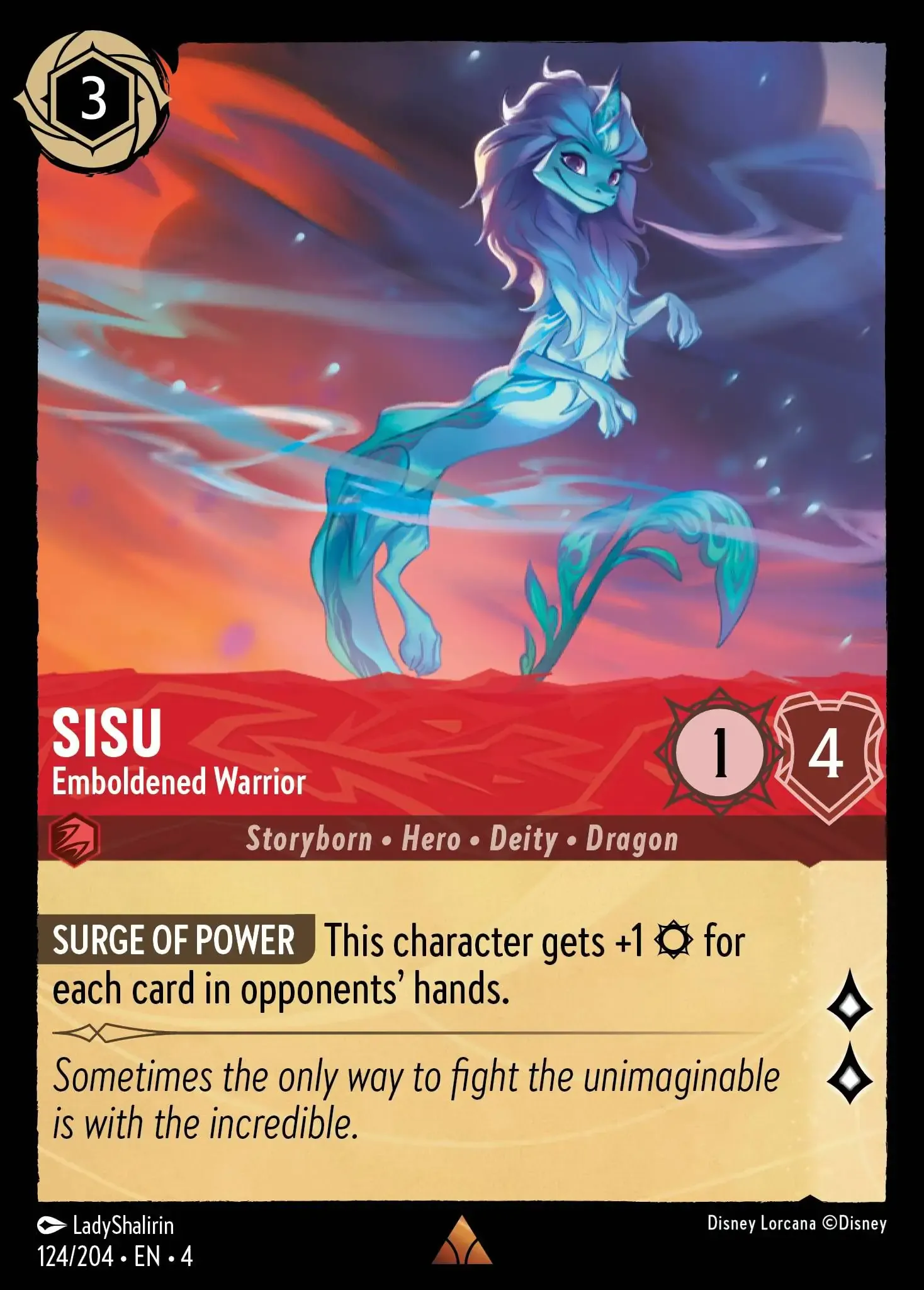 Lorcana - Sisu - Emboldened Warrior - Ursula's Return
