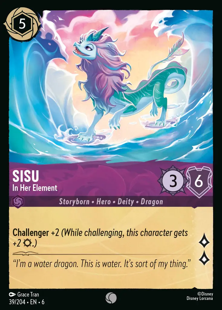 Lorcana - Sisu - In Her Element - Azurite Sea